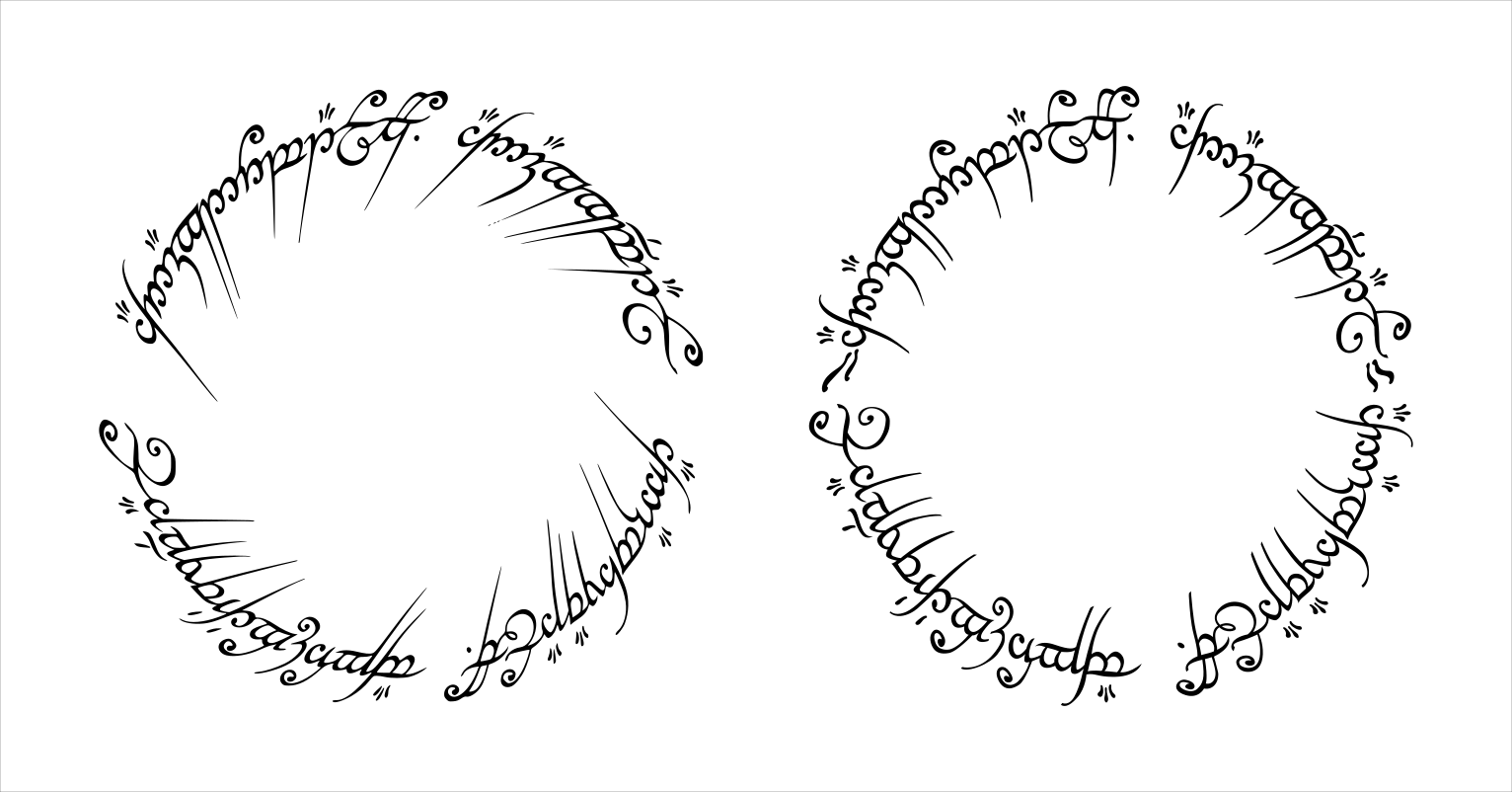 The ring inscription
