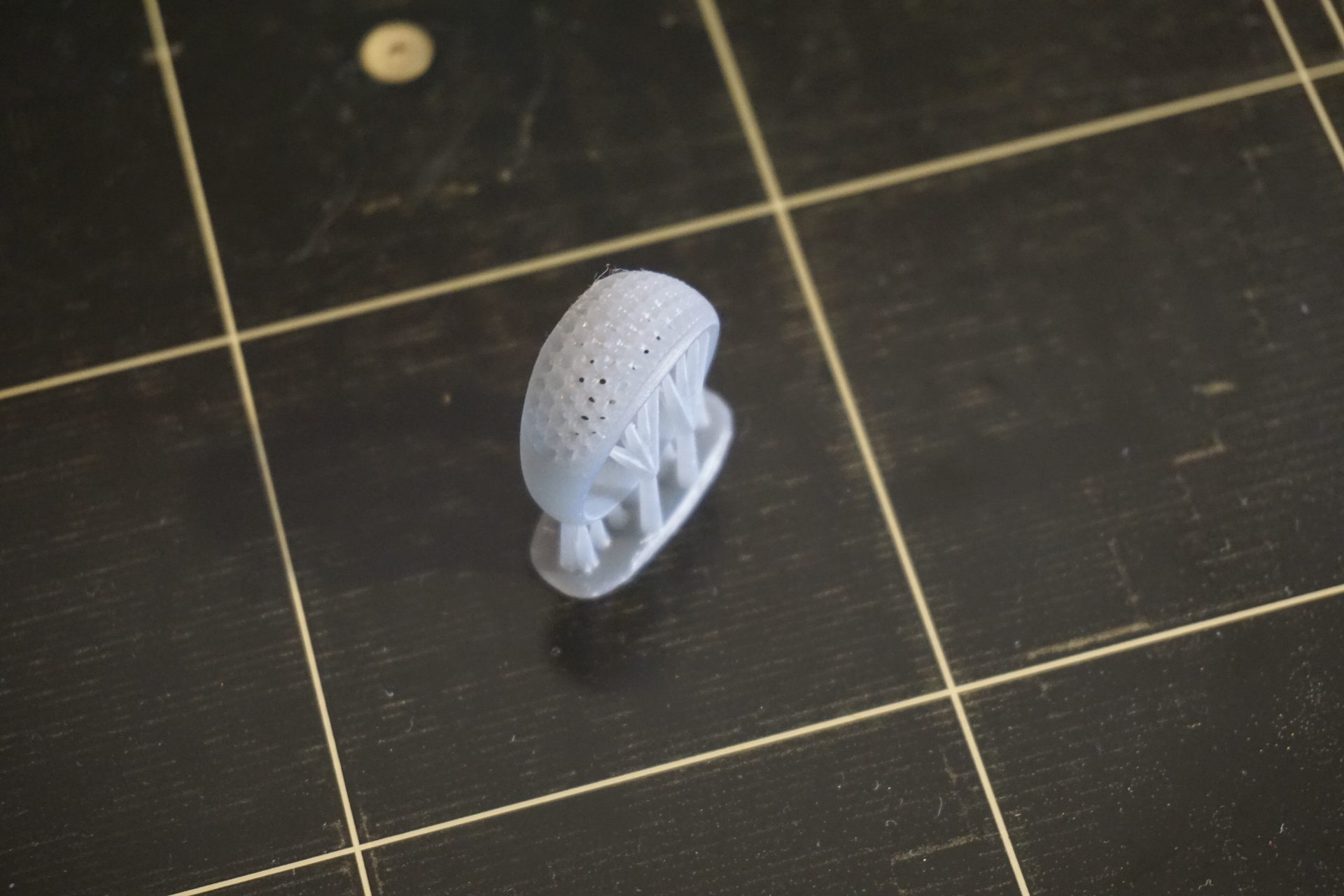The ring test, my very first Moai print