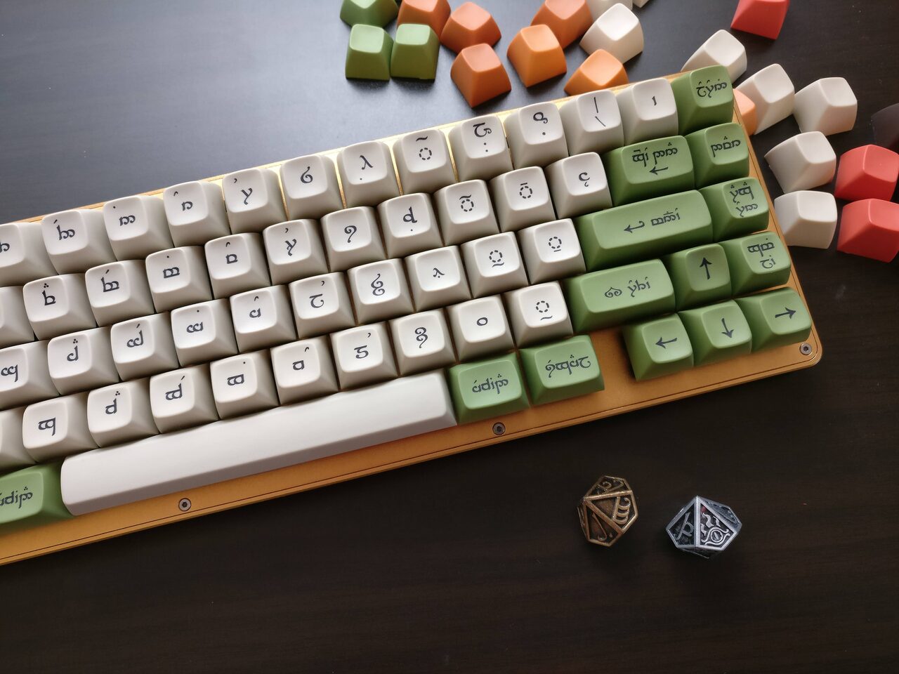 Tolkien Elven Sindarin Keycaps